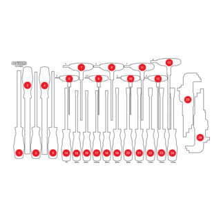 Insert en mousse pour le 813.0042 KS Tools