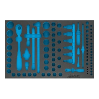 Insert en mousse souple HAZET à 2 composants 163-258L