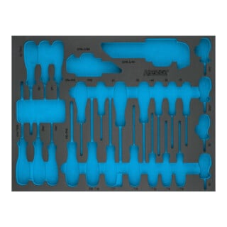 Insert en mousse souple HAZET à 2 composants 163-526L
