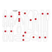 Insert en mousse vide pour 811.0019 KS Tools-1