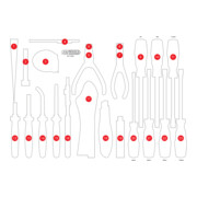 Insert en mousse vide pour 811.1032 KS Tools-1