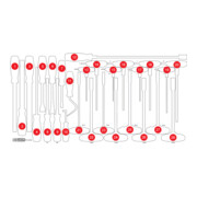 Insert en mousse vide pour 813.0028 KS Tools