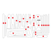 Insert en mousse vide pour 813.0036 KS Tools