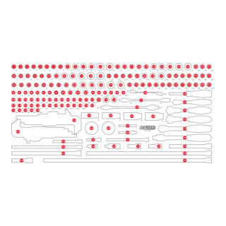 Insert en mousse vide pour 813.0183 KS Tools