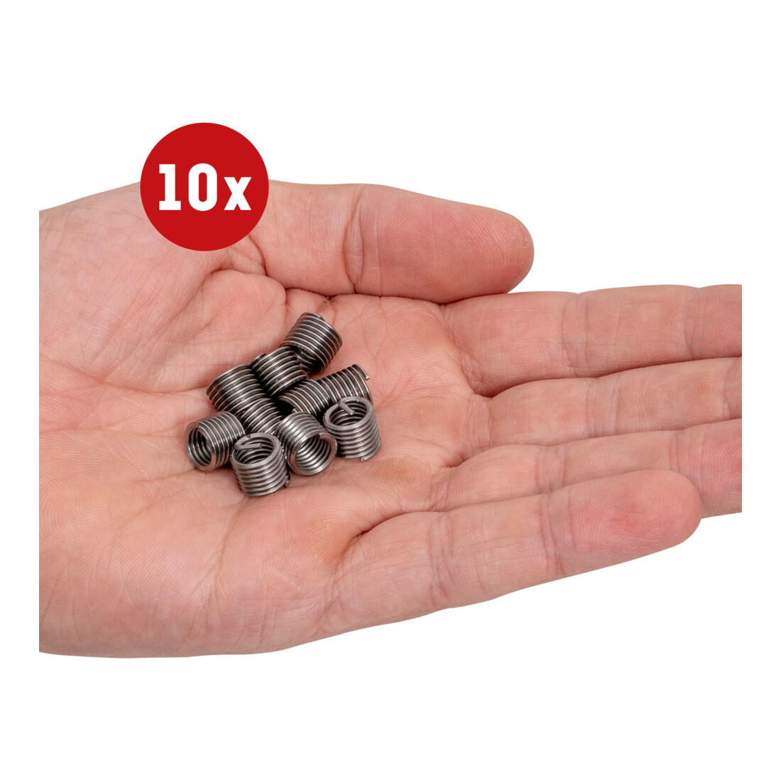 Insert fileté STIER, acier inoxydable M8 x 1,25 1,5d