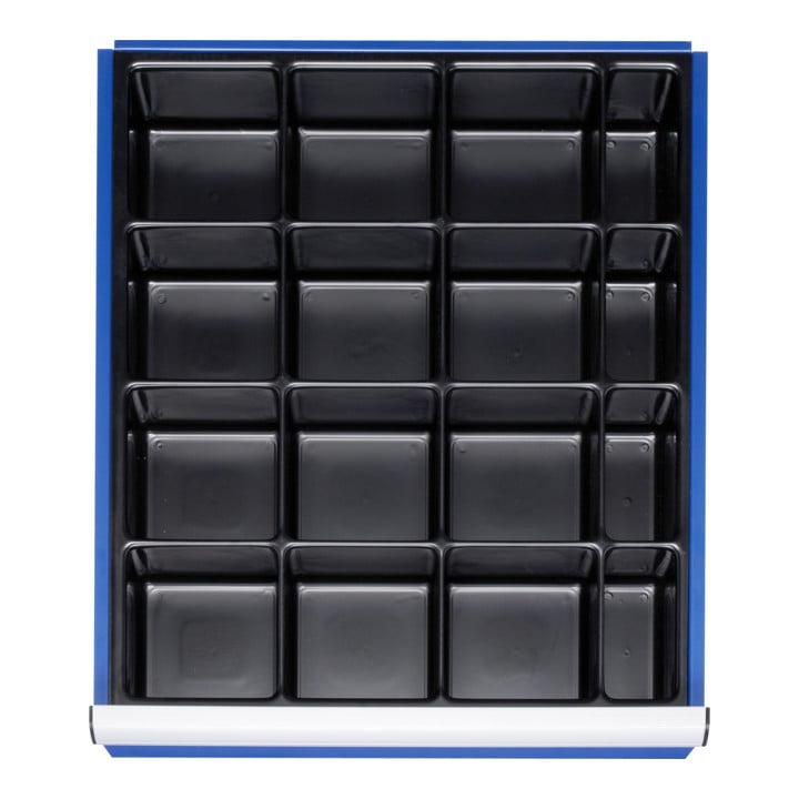 Set Rau GmbH Baukastenwerkbank + Jeu de séparation pour tiroirs 60-90 mm + Jeu de séparation pour tiroirs 120-270 mm