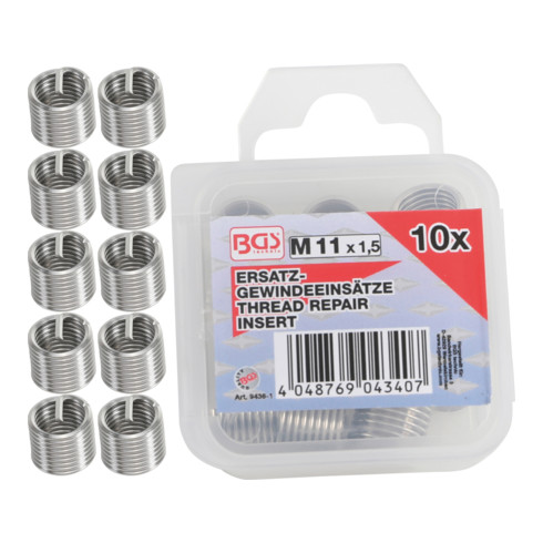 BGS Inserti filettati di ricambio, 10pz.