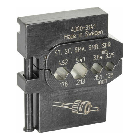 Insertion du module Gedore pour les fibres optiques