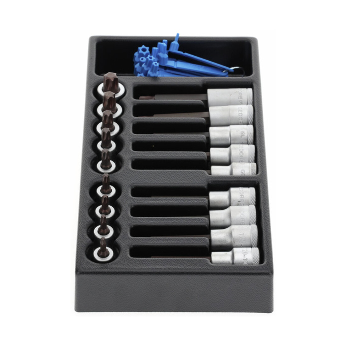 Inserts de tournevis Gedore 1/2" dans le module 1/3 ES (1500 ES-ITX19 LKP)