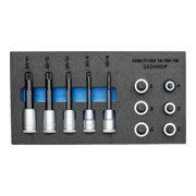 Inserts pour tournevis Gedore, jeu de 1/2'' dans le module Check-Tool 11 pcs.-1