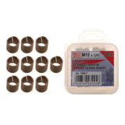 Inserts de filetage de remplacement BGS M12 x 1,75 mm, 10 pcs.
