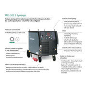 Installation de soudage MIG / MAG MIG 302 S Synergic Set avec accessoires 30 - 3-5