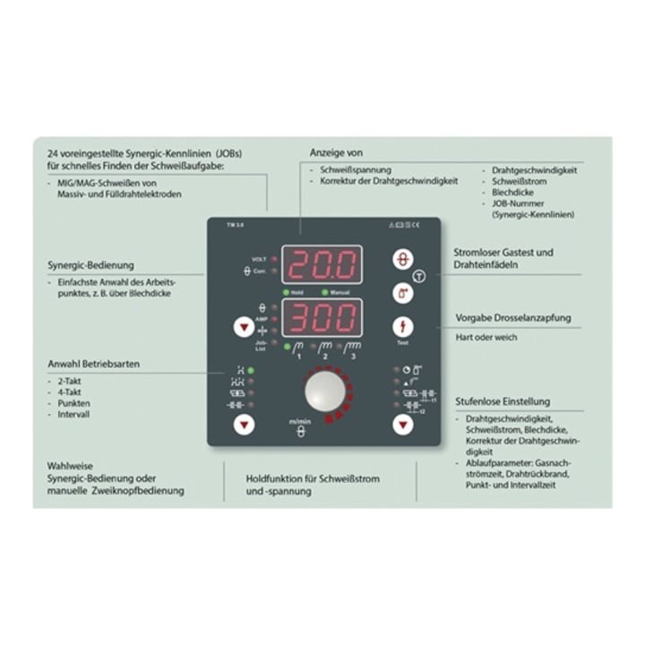 Installation de soudage MIG / MAG MIG 302 S Synergic Set avec accessoires 30 - 3