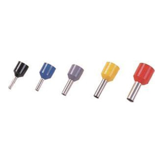 Intercable Aderendhülse ICIAE158K kurzschlusssicher 1,5qmm 8mm schwarz