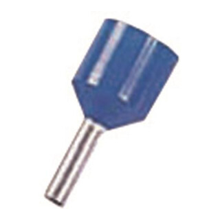 Intercable Aderendhülse ICIAE28K kurzschlusssicher 2,5qmm 8mm blau