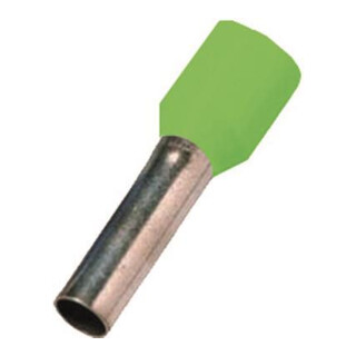 Intercable Manchon à sertir ICIAE0348HGRÜ 0,34 mm² 8 mm étamé vert clair