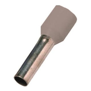 Intercable Manchon à sertir ICIAE218GR 2,5 mm² 18 mm étamé gris