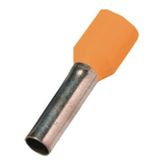 Intercable Manchon à sertir ICIAE410OR 4 mm² 10 mm étamé orange