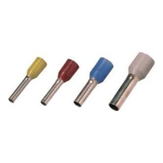 Intercable Manchon à sertir ICIAE618 6qmm 18mm étamé jaune