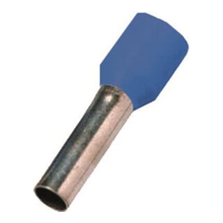 Intercable Manchon de câble ICIAE0758BL 0,75 mm² 8 mm étamé bleu
