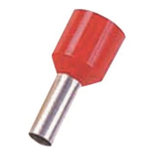 Intercable Manchon de câble ICIAE1012K court, anti-court-circuit, 10 mm², 12 mm, rouge étamé