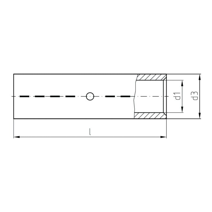 Intercable Tools Connecteur à sertir 10qmm avec décharge de traction ICD10V