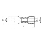 Intercable Tools Cosse à sertir 4-6qmm M4 jaune ICIQ64G-5