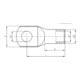 Intercable Tools Cosse de câble tubulaire 10qmm M8 zinguée ICR108