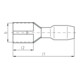 Intercable Tools Cosse plate 1,5-2,5 mm² 2,8x0,8 ICIQ228FH