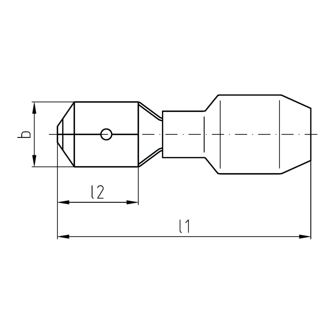 Intercable Tools Flachstecker 1, 5-2, 5qmm 6, 3x0, 8 ICIQ268FS