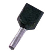Intercable Tools Manchon à double conducteur 2x1,5 mm² noir ICIAE158Z-1