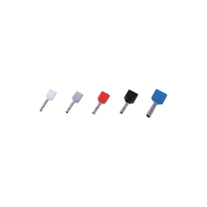 Intercable Tools Manchon à double conducteur 2x4qmm gris ICIAE412Z