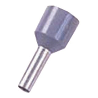 Intercable Tools Manchons à sertir 4 mm² gris ICIAE410K
