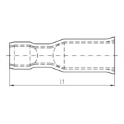 Intercable Tools Rundsteckhülsen 0, 5-1qmm rot ICIQ1RSH-5