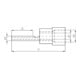 Intercable Tools Stiftkabelschuh 1, 5-2, 5qmm blau, lang ICIQ2STL