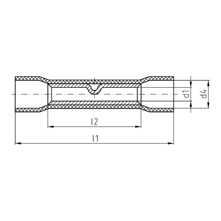 Intercable Tools Stoßverbinder 1, 5-2, 5qmm blau ICIQ2V