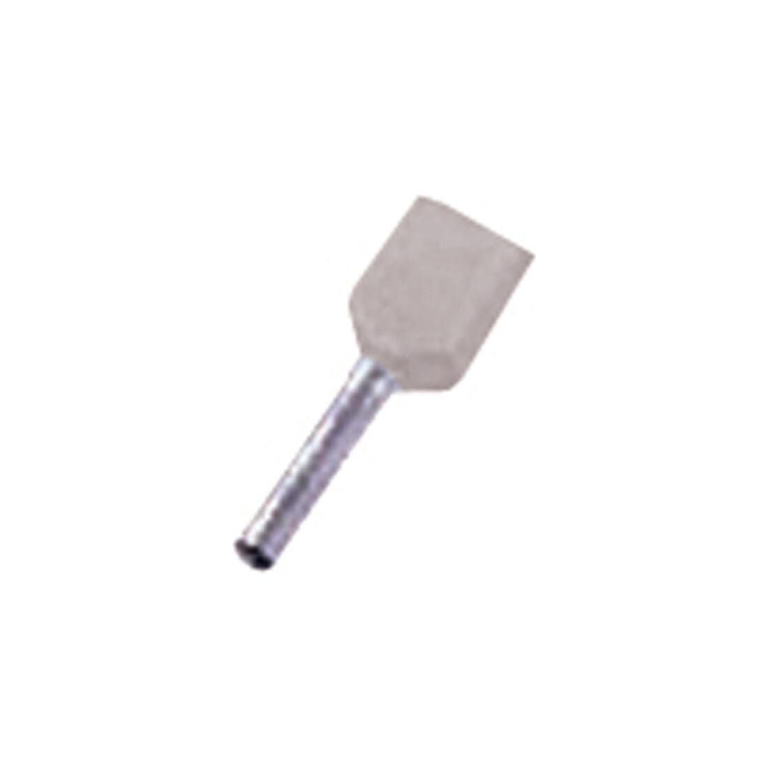 Intercable Tools Zwillingsaderendhülse 2x4qmm grau ICIAE412Z