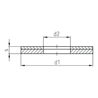 Intercable Unterlegscheibe M12 240qmm blank