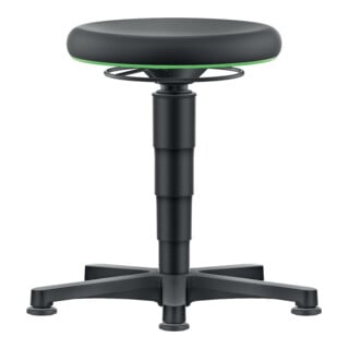 Interstuhl Drehhocker Skintec Sitzhöhe 450-650 mm mit Gleiter
