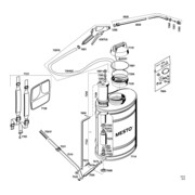 Irroratore MESTO 3541G Stabilus 18 litri.-4