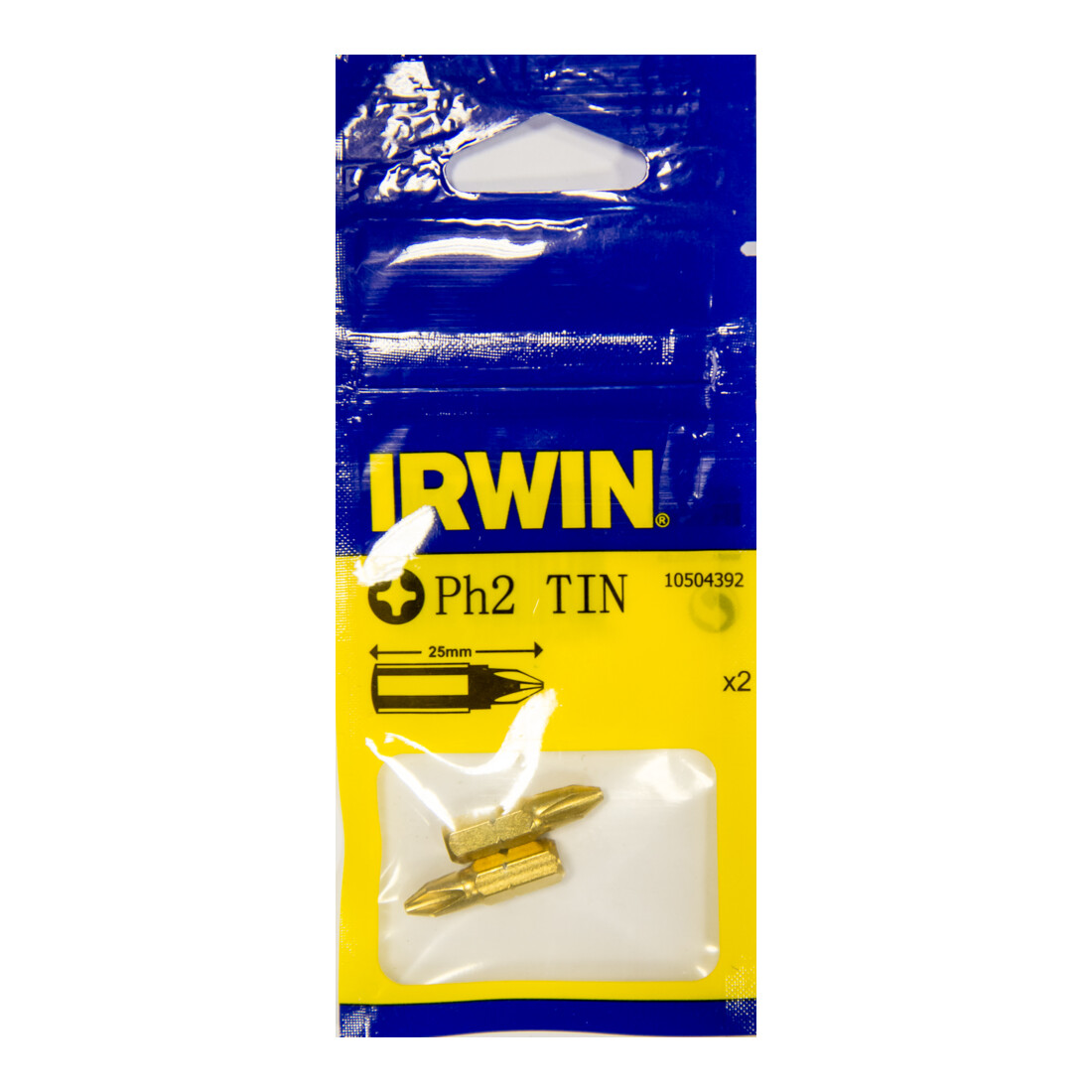 Irwin Bit 1/4" 25mm IB PH2 TIN