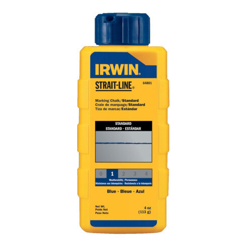 IRWIN Craie à tracer pour cordeau 1100 g bleu STRAIT-LINE