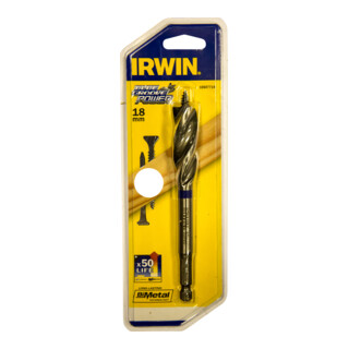 Irwin Foret hélicoïdal bois 18 mm