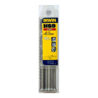 Irwin Foret métal HSS 6,0x93x57mm