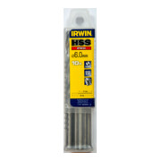Irwin Foret métal HSS 6,0x93x57mm