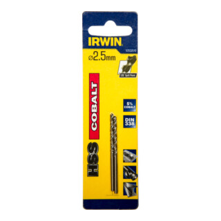 Irwin Foret métal HSS-Co 2,5x57x30mm
