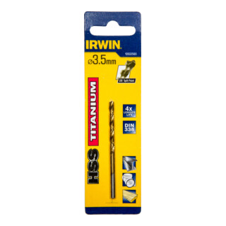 Irwin Foret métal HSS-Tin 3,5x70x39 mm