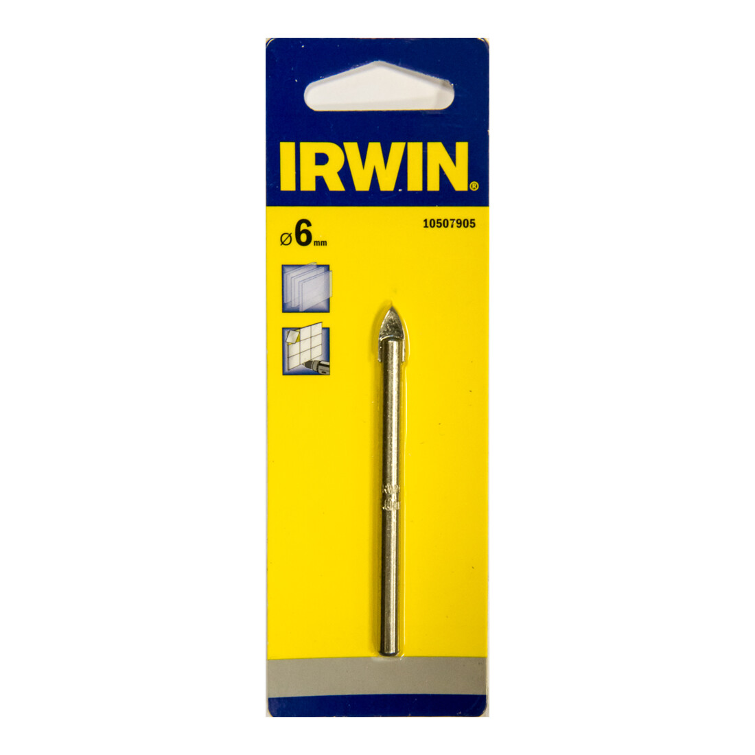 Irwin Foret pour verre et carrelage 6 mm