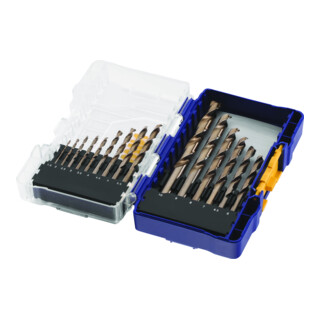 Irwin Forets métal HSS-E cobalt, set de 15 pièces