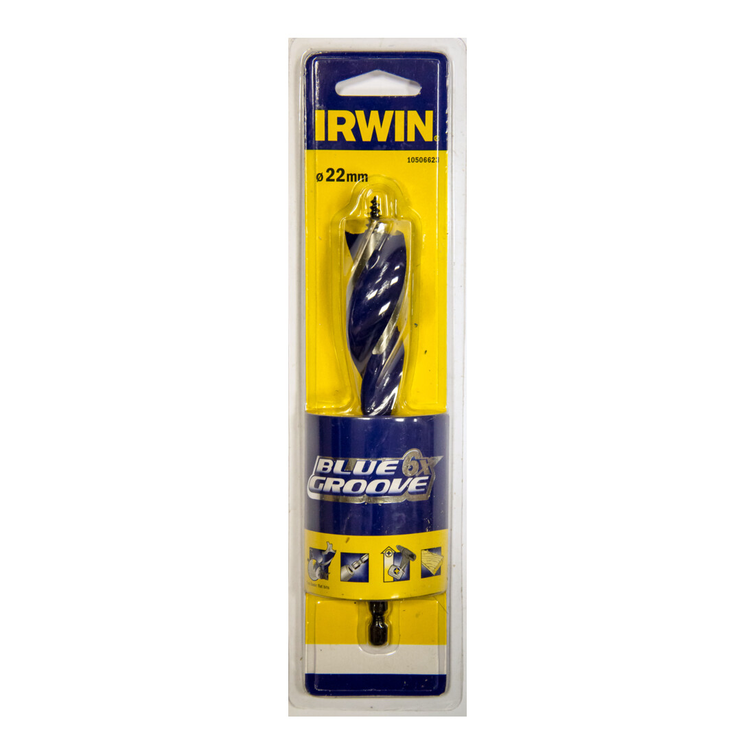 Irwin Holzspiralbohrer 22x165mm